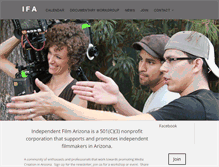 Tablet Screenshot of independentfilmarizona.com